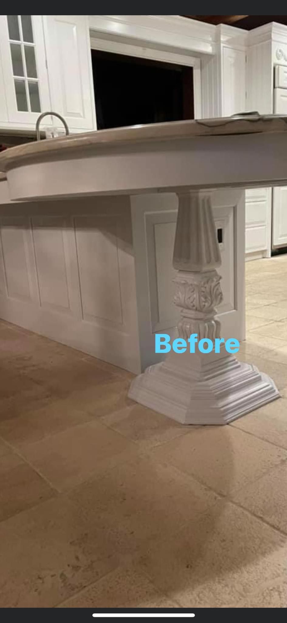 Project: Painting island, trim and kitchen cabinets in moorestown nj