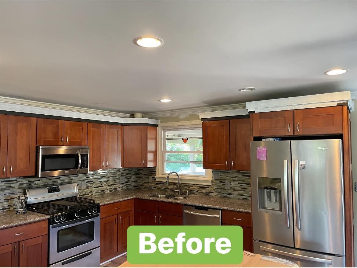 Project: Painting kitchen cabinets in moorestown nj