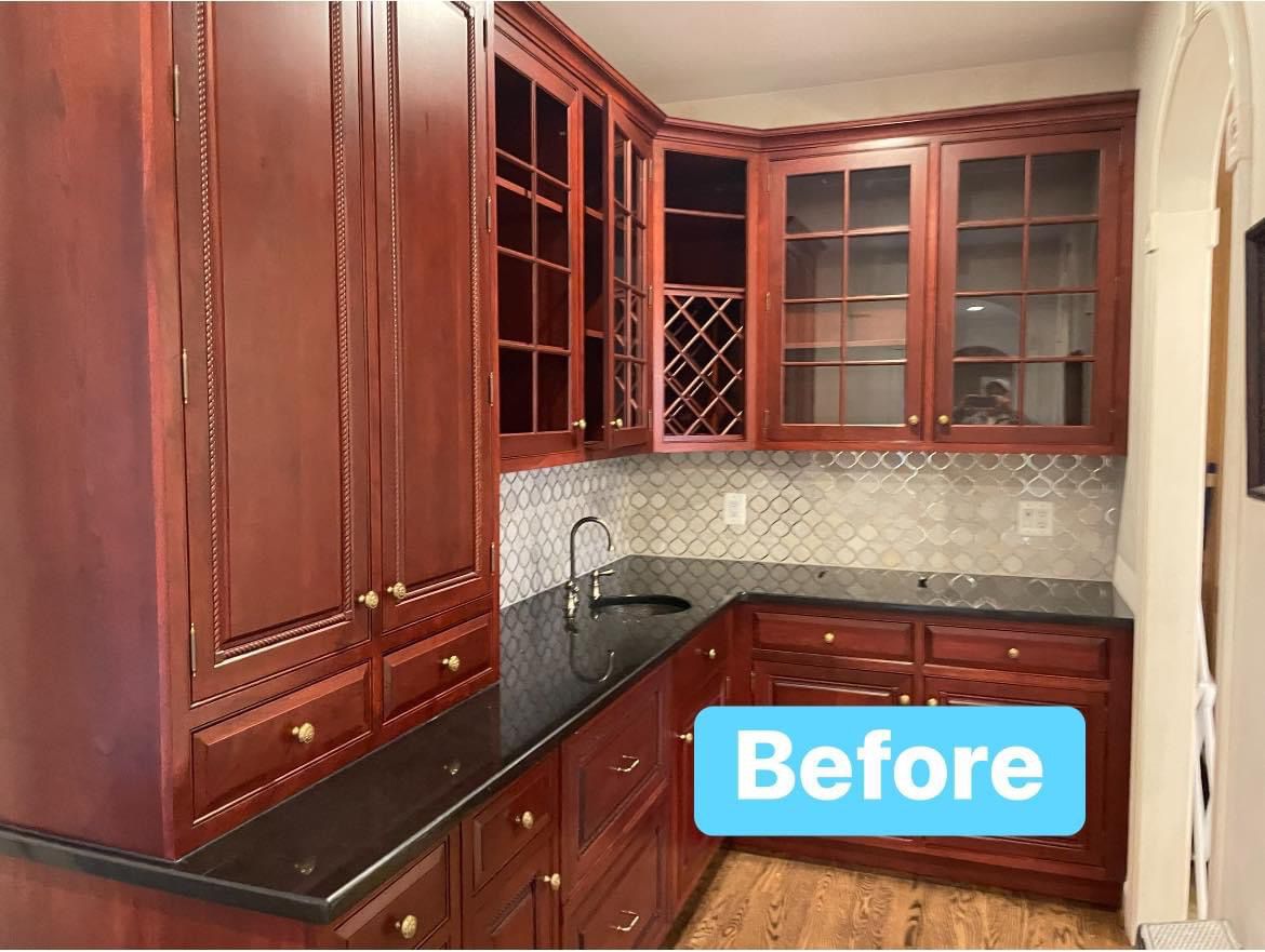 Project: Painting island, trim and kitchen cabinets in moorestown nj
