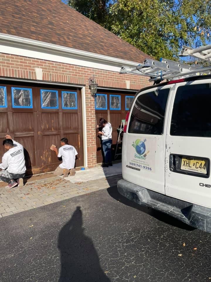 Project: Exterior and garage door painting in moorestown nj