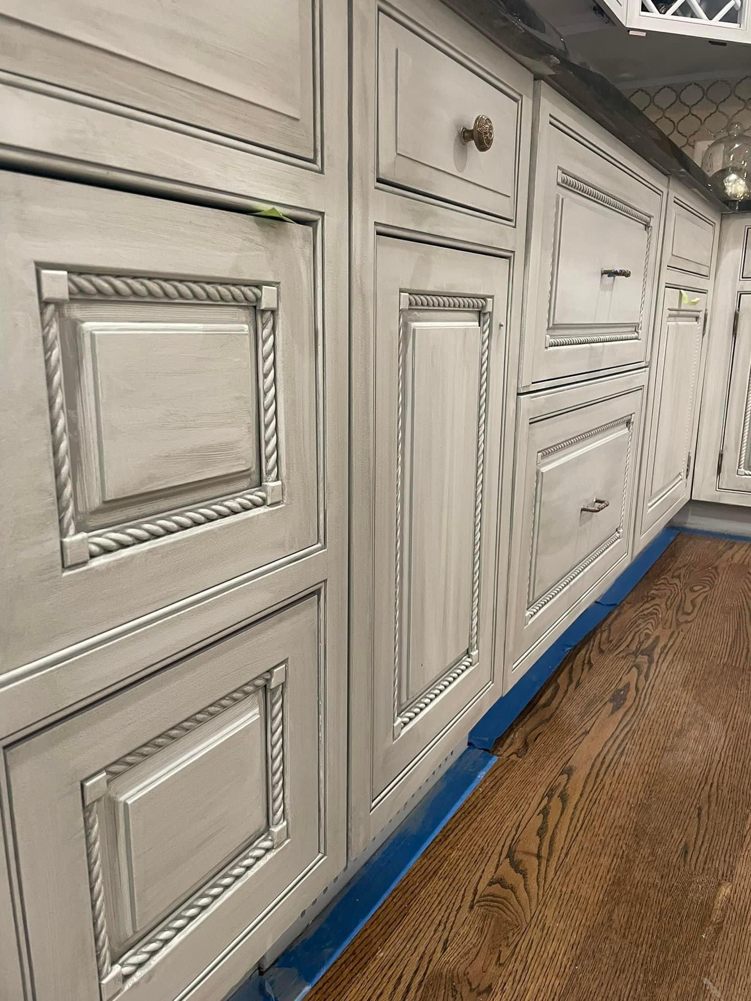 Project: Painting island, trim and kitchen cabinets in moorestown nj